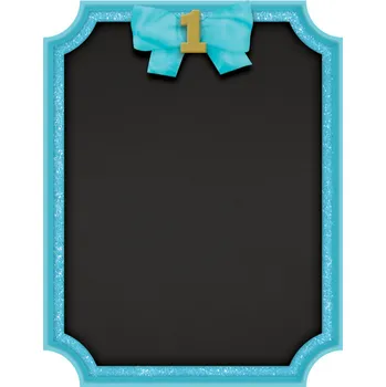 Party dekorace Tabulka modrá 1. narozeniny
