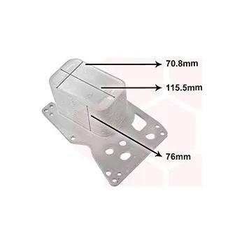 Chladič motoru Olejový chladič, motorový olej VAN WEZEL 06013718