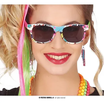 Karnevalový doplněk Barevné dámské brýle