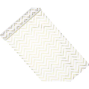 Svatební dekorace Dekorativní organza se vzorem XII - bílá