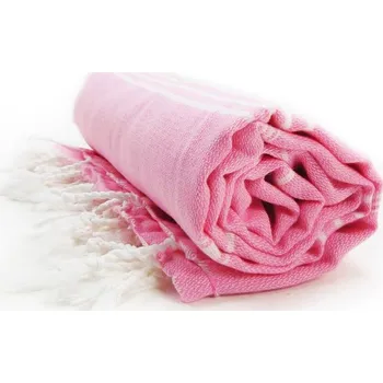 Ručník Hamam ručník "Sultan" pink-white onesize