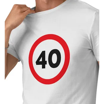 Pánské bílé triko - 40 3XL