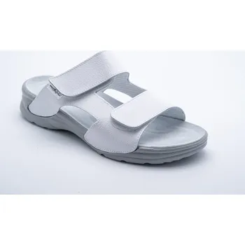 Dámská zdravotní obuv Dámské pantofle Medistyle Mirka patní ostruha LM-T11/OSTR, bílé 41