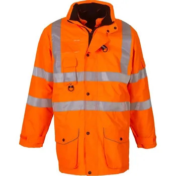 Hi-Vis 7-v-1 Bunda HVP 711 hi vis orange S