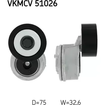 Motor automobilu SKF Napínák drážkového klínového řemenu SK VKMCV51026