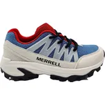 Dětská outdoorová obuv Merrell Moab Speed 2 Fst WP Blue/Red UK 10 (Kid)