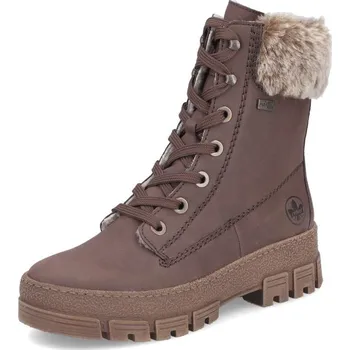 Dámské kozačky Dámská kotníková obuv RIEKER Y0230-24 hnědá W5 40