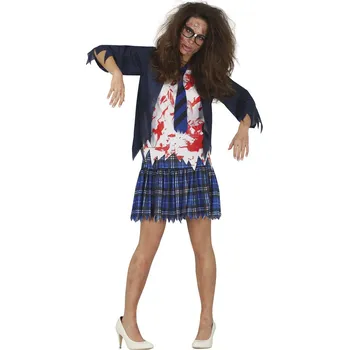 Karnevalový kostým Mrtvá školačka, kostým dámský M