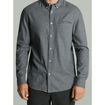 Pánská košile Sinsay - Bavlněná košile slim fit - šedá - 101EV-90M - 101EV-90M-XL