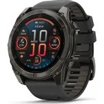 Garmin fenix 8 43mm Amoled Sapphire DLC titanium, Carbon grey
