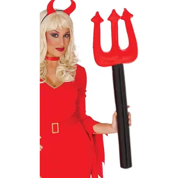 Karnevalový doplněk Vidle pro čerta, nafukovací