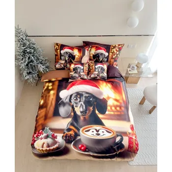 Povlečení ✨ Vánoční povlečení TOP pejsek #1