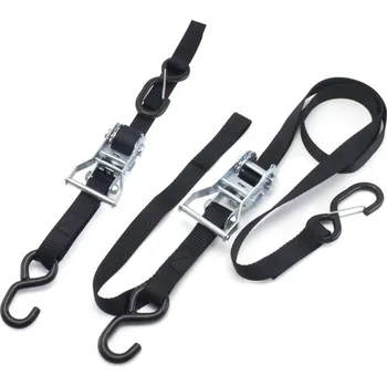 DRC popruhy T2 RATCHET TIEDOWNS black