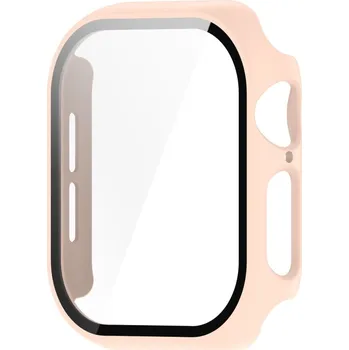 VSECHNONAMOBIL 87142 PC FULL COVER Plastový kryt se sklem pro Apple Watch 10 / 11 46mm růžový