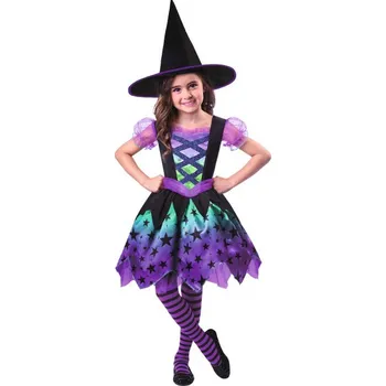 Karnevalový kostým Dětský kostým fialový - čarodějka T2 (3-4 roky)