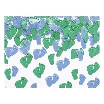 Konfeta Konfety - modro-zelené nožičky