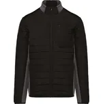 Pánská hybridní bunda K 6171 black-dark grey heather XS
