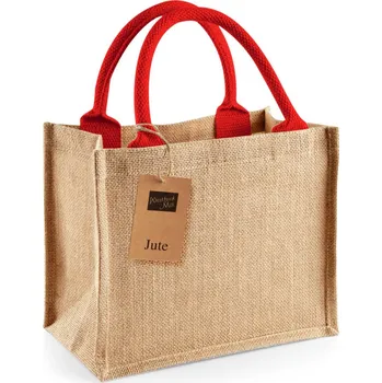 Nákupní taška Jutová nákupní taška Mini W 412 natural-bright red onesize