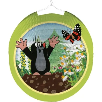 Party dekorace Papírový lampión Krteček