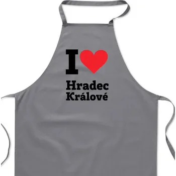 Kuchyňská zástěra Zástěra šedá - Hradec Králové