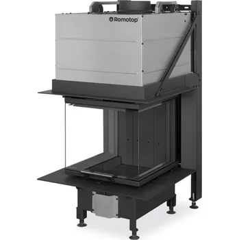 Krbová vložka Romotop - HEAT U 3g L 50.52.50.26 K1 - s konstrukcí, výsuvnými dvířky a děleným sklem