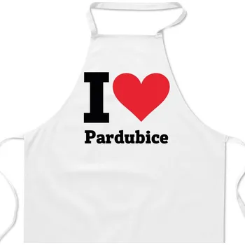 Kuchyňská zástěra Zástěra bílá - Pardubice