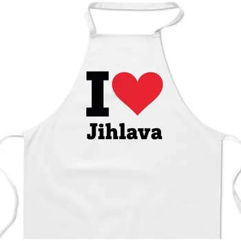 Kuchyňská zástěra Zástěra bílá - Jihlava