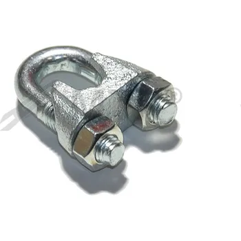 Lano MTR Svorka lanová DIN 741 Velikost: 6,5mm, Varianta: Svorka lanová DIN 741., povrchova-uprava: Zn