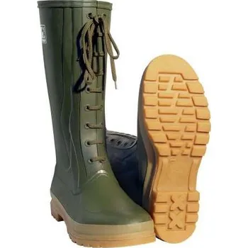 Pánské holínky Lovecké gumové holínky TIGAR 91580 s bavlnou a šněrováním Velikost: 39 SUPER AKCIA pre veľkosť č.45