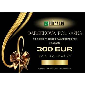 Dárkový potravinový koš Dárkový poukaz na nákup zboží v hodnotě 200 €