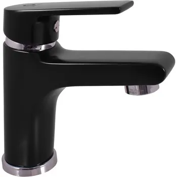 Vodovodní baterie Vodovodní baterie umyvadlová COLORADO černá matná/chrom, Barva: černá matná/chrom, Rozměr: 3/8''