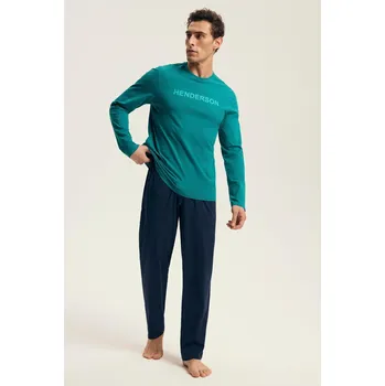Pánské pyžamo Henderson Core 43490 Vise pyžamo délka/r M-3XL zelená XXL