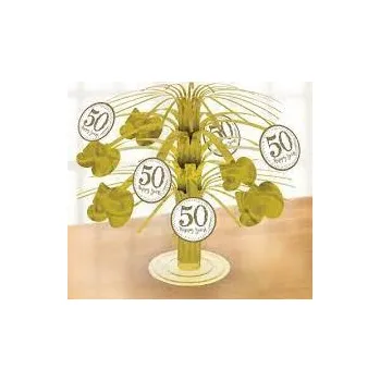 Party dekorace Dekorace na stůl - zlatá číslo 50