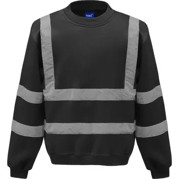 pracovní mikina Hi-Vis mikina HVJ 510 black XXL