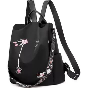 Městský batoh Lifestyle Dámský Crossbody batůžek LOVELY Černý