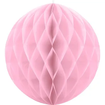 Dekorační papírová koule - růžová 30 cm