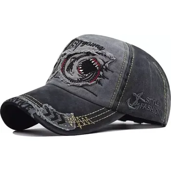 Kšiltovka Čepice s kšiltem Bavlněná Kšiltovka Sharks Šedá