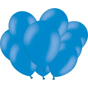 Balónek Balónek metalický - modrý - 10 ks