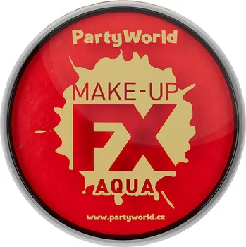 Přípravek na tvář Make-up na vodní bázi - červený