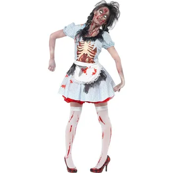 Karnevalový kostým Zombie vesničanka Dámský kostým M