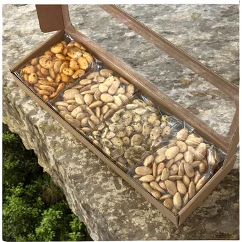 Nutworld.cz Dárková ořechová krabička 4x150g SLANÁ DELUXE