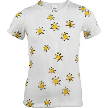 Pleas Dětské tričko s krátkým rukávem bílá 128 (183751-100-128)