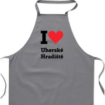 Kuchyňská zástěra Zástěra šedá - Uherské Hradiště