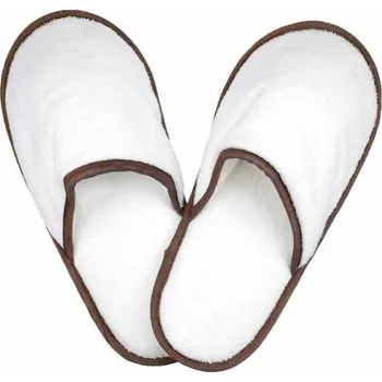 Froté pantofle Slippers white-taupe 38/40