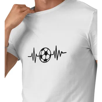 Pánské tričko Pánské triko bílé - Pivní tep 3XL