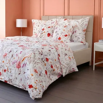 Povlečení Kvalitex Prodloužené saténové povlečení 140x220, 70x90cm Luční tanec