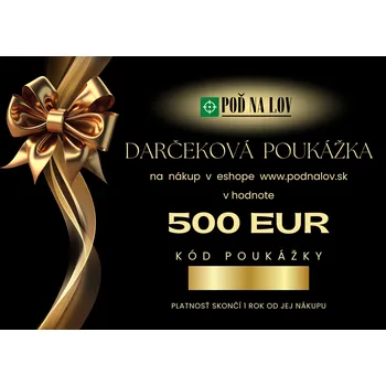 Dárkový potravinový koš Dárkový poukaz na nákup zboží v hodnotě 500 €