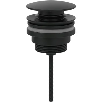 Villeroy & Boch Universal Taps & Fittings - Odtoková souprava Push Open, černá matná TVP000003020K5