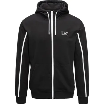 Pánská mikina Pánská Mikina EA7 TRAIN CORE ID M HOODIE FZ LIGHT COFT 3DPM25PJMHZ1200 – Černá L