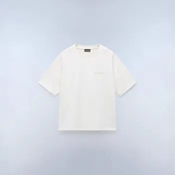 Dámské tričko Dámské Tričko s krátkým rukávem NAPAPIJRI S-CAMPIDO SS W NP0A88X82061 – Bílá S